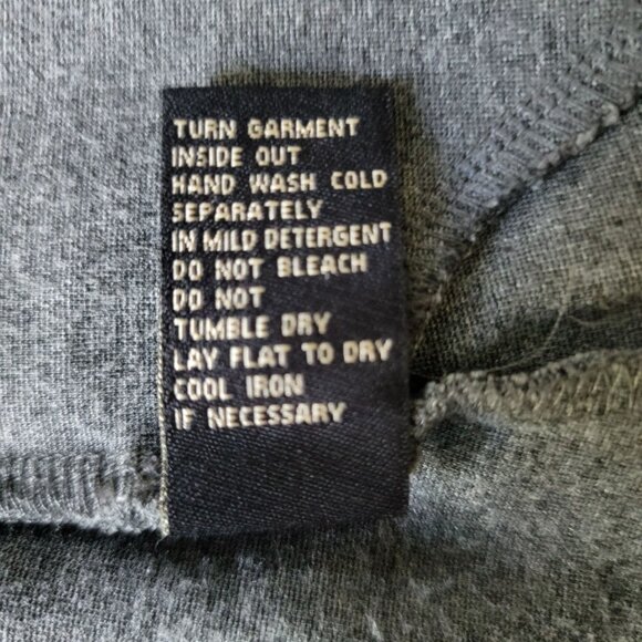 DG2 Diane Gilman Womens S Asymmetrical Cardigan Faux Leather Trim Grey Stretch - Picture 9 of 13